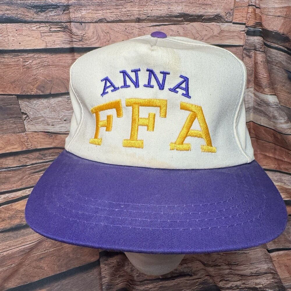 Vintage Anna FFA Trucker Hat Cap Snapback Future Farmers America Yupoong